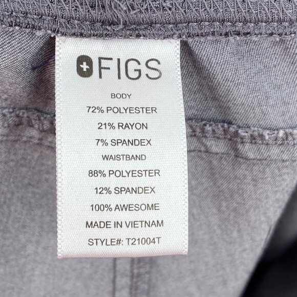 Figs Technical Collection Grey Pants Women's Size Small Tall - Picture 6 of 8